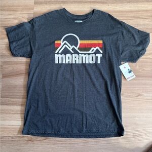 Marmot Men's Gray Graphic T-Shirt